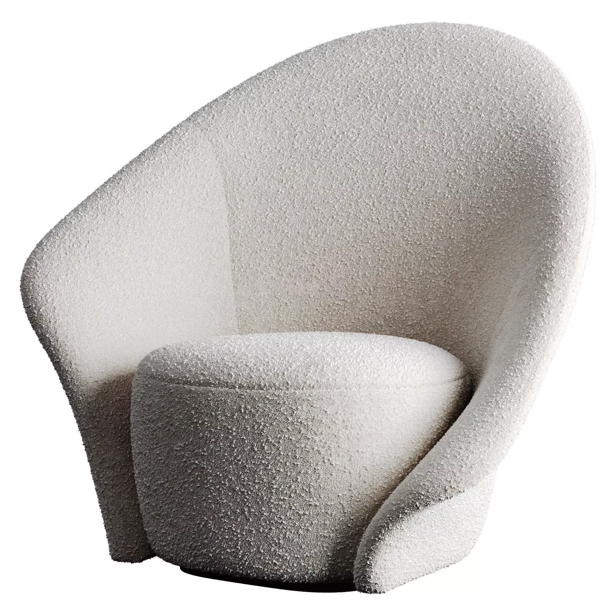 Lottie Occasional Chair Low-poly 3D model