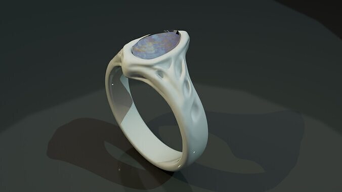  Ceramic ring 3-jewellery 3D model