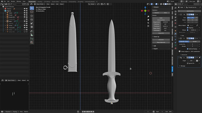 Knife 3D model
