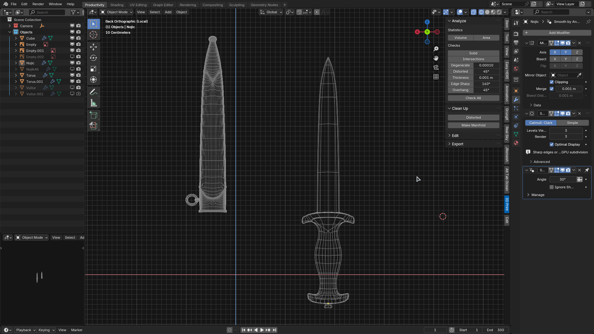 Knife 3D model_4