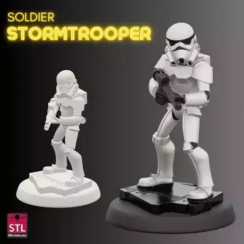 Stormtrooper FanArt Figure 3D print model