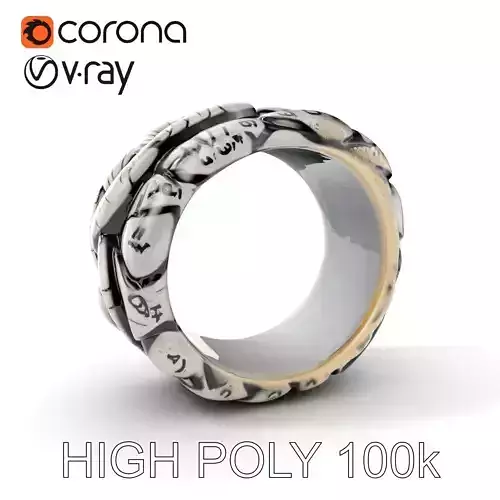 Intricate Woven Ring Model Pack