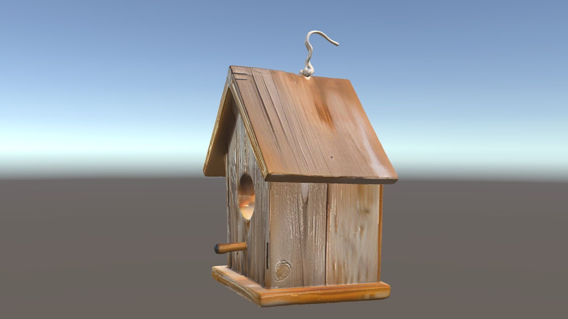 Wooden Birdhouse D Model Pack Low-poly 3D model_5