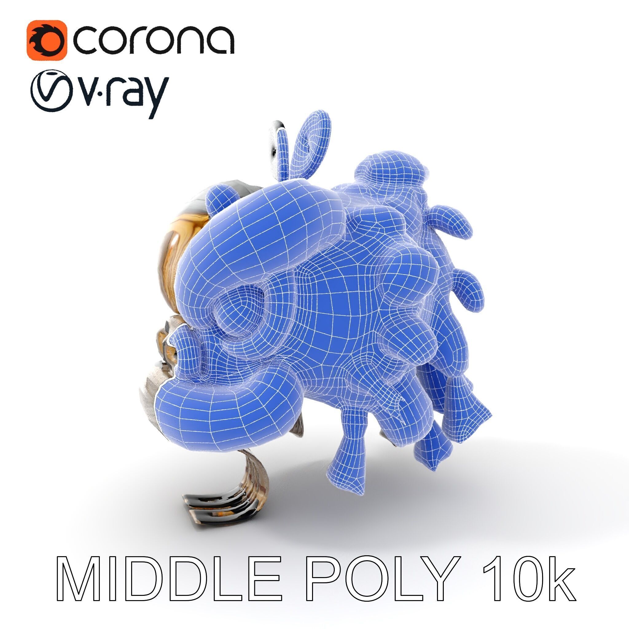 Wooden Birdhouse Model Pack Low-poly 3D model_16