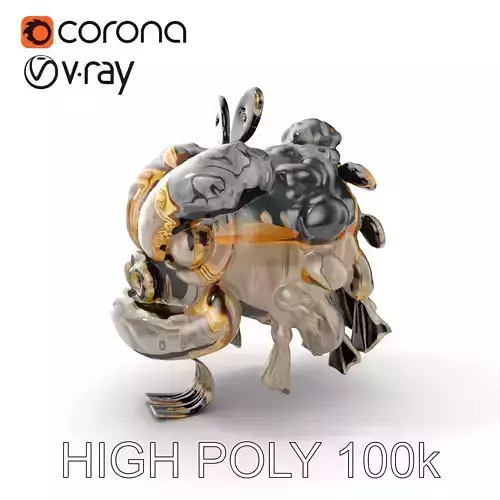 Wooden Birdhouse Model Pack Low-poly 3D model