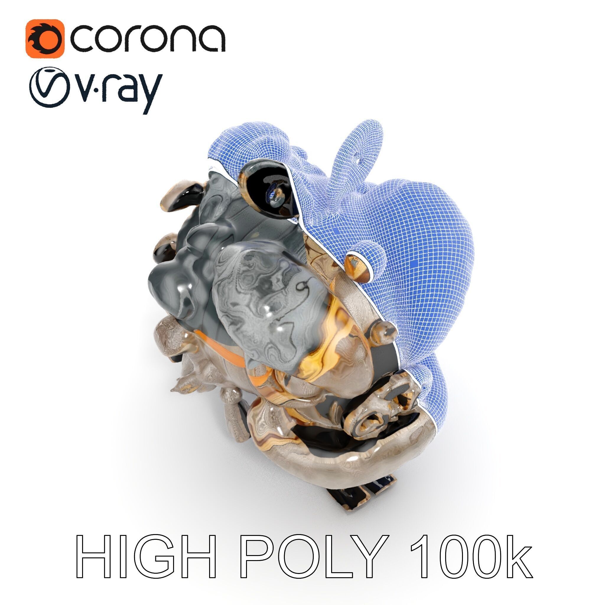 Wooden Birdhouse Model Pack Low-poly 3D model_32