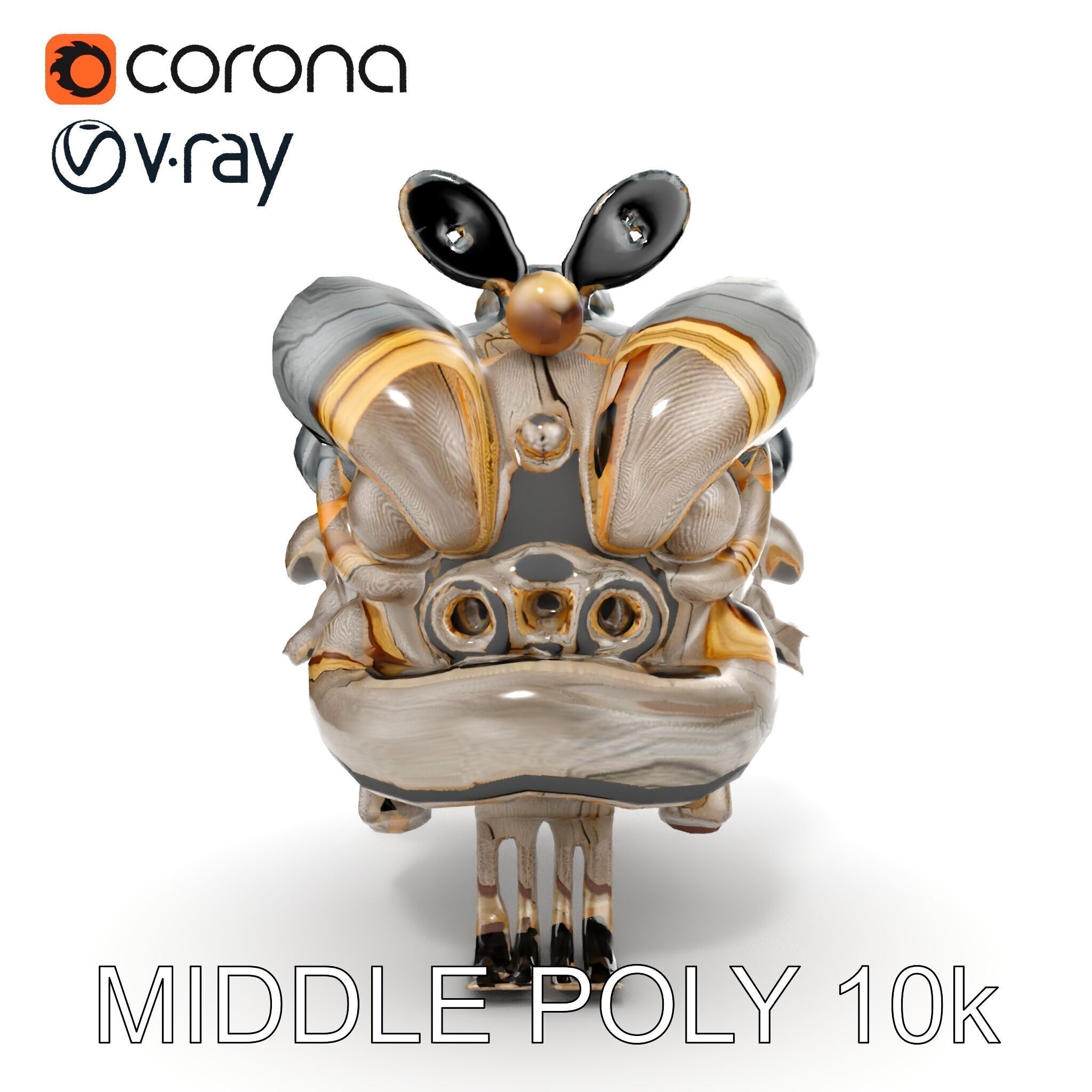 Wooden Birdhouse Model Pack Low-poly 3D model_19