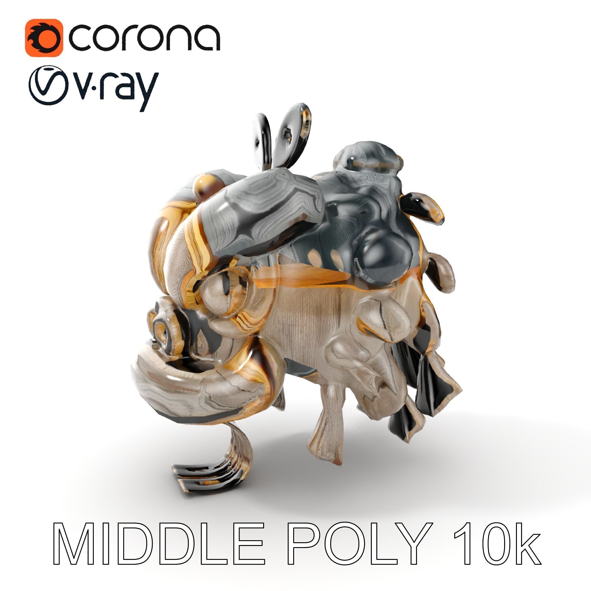 Wooden Birdhouse Model Pack Low-poly 3D model_13