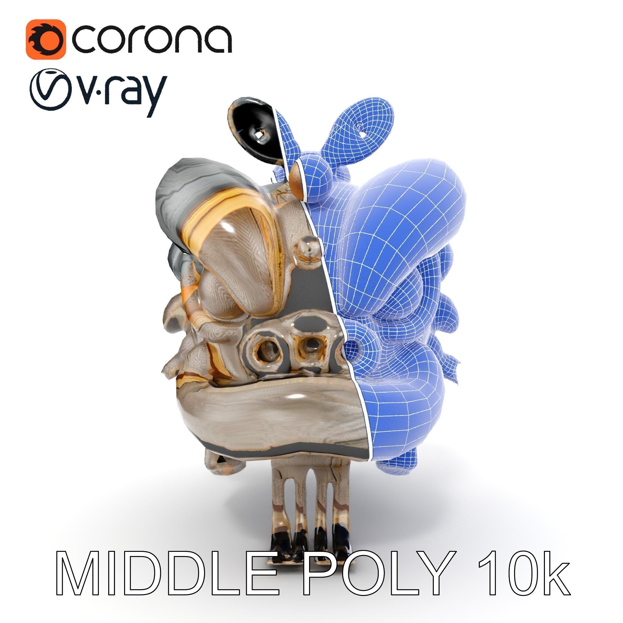 Wooden Birdhouse Model Pack Low-poly 3D model_30