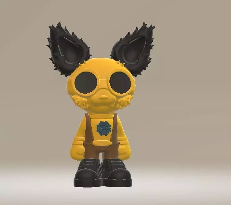 character stylized  3D print model_0