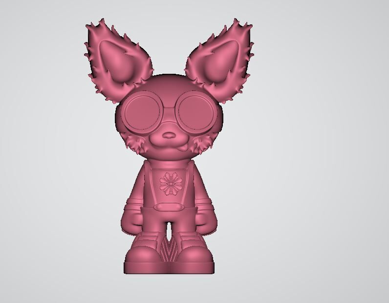 character stylized  3D print model_4