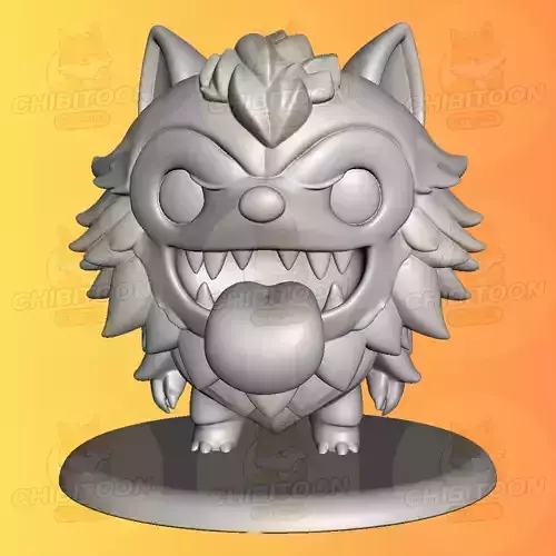 Lyko The Werewolf Trickster of the Midnight Woods Chibi Kawaii