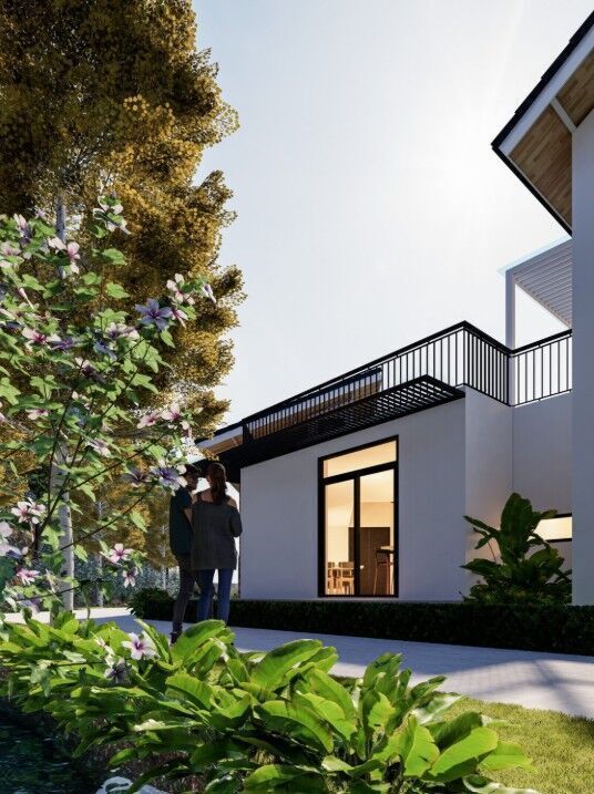 Modern House Exterior  3D model_1