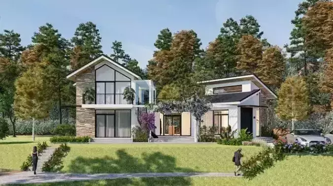 Modern House Exterior  3D model