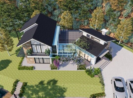 Modern House Exterior  3D model_19
