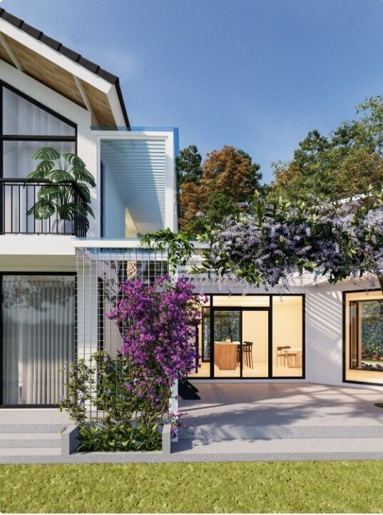 Modern House Exterior  3D model_4