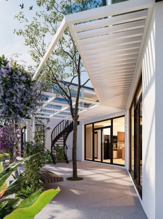 Modern House Exterior  3D model_26