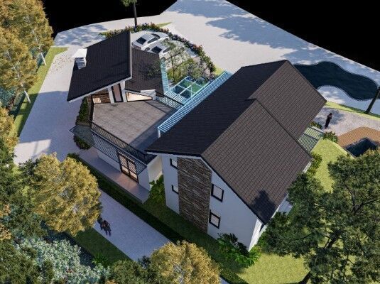 Modern House Exterior  3D model_8