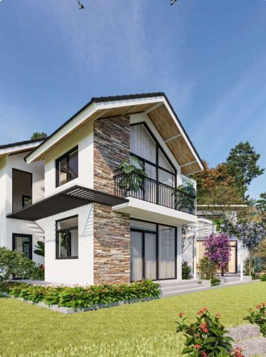 Modern House Exterior  3D model_11