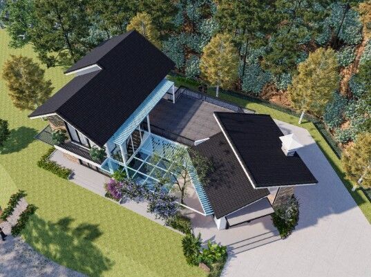Modern House Exterior  3D model_20