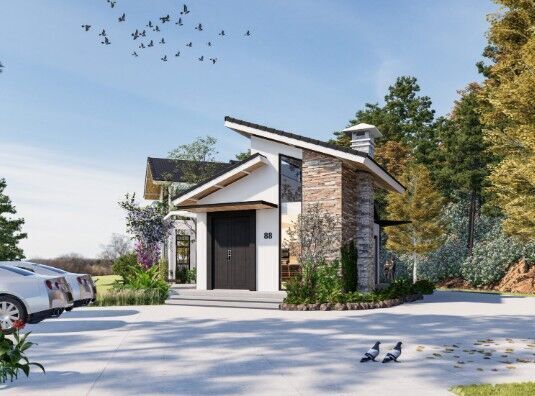 Modern House Exterior  3D model_24