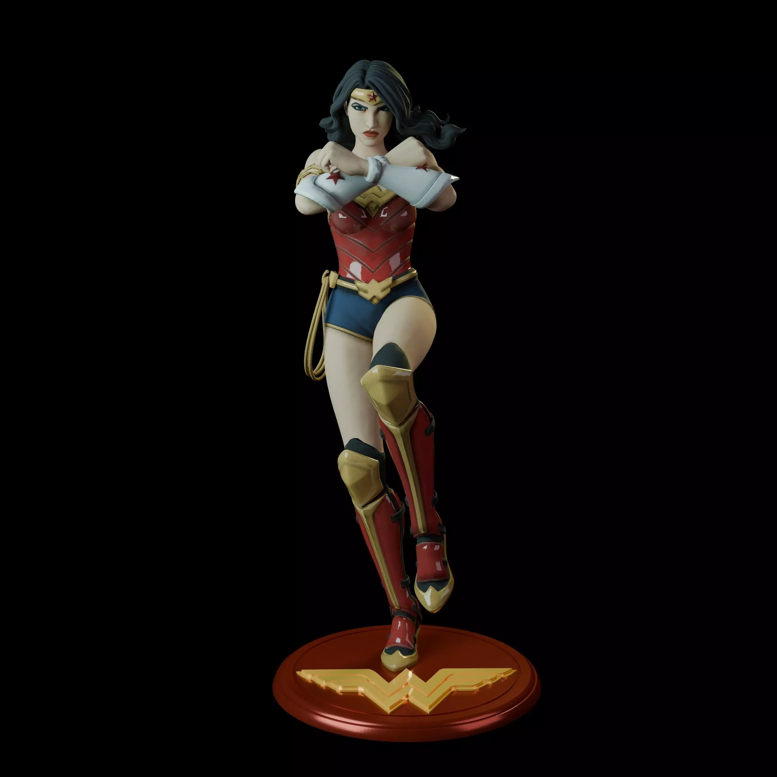 Wonder Woman 3D print model_0