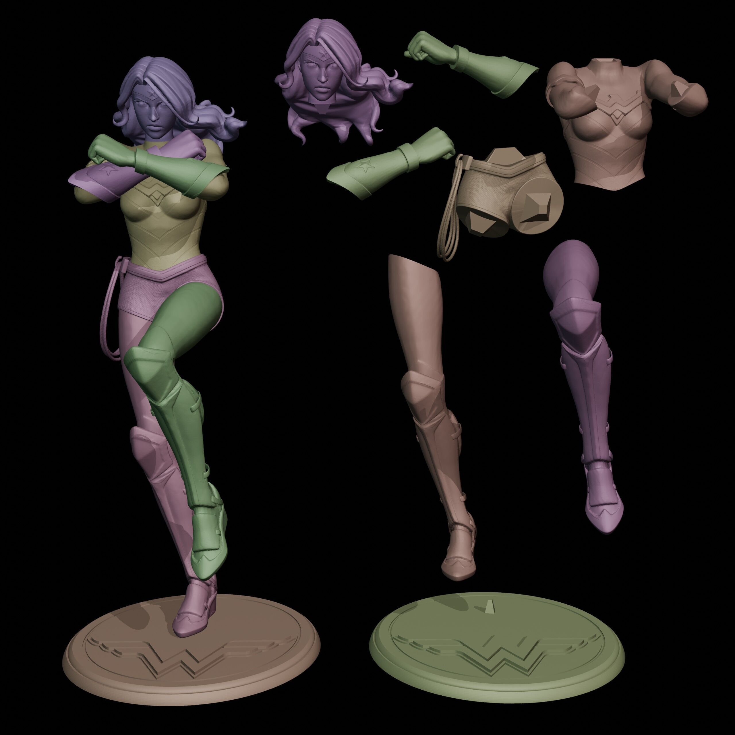 Wonder Woman 3D print model_12