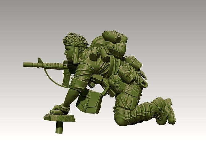 Vietnam War Gunslinger 09 3D print model