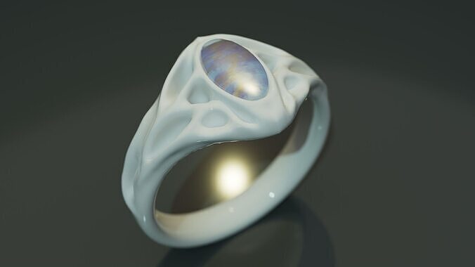 Ceramic Ring6-Jewellery 3D model