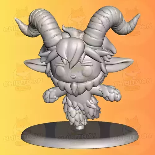 Panlin The Mischievous Forest Melody Chibi Kawaii 3D print model