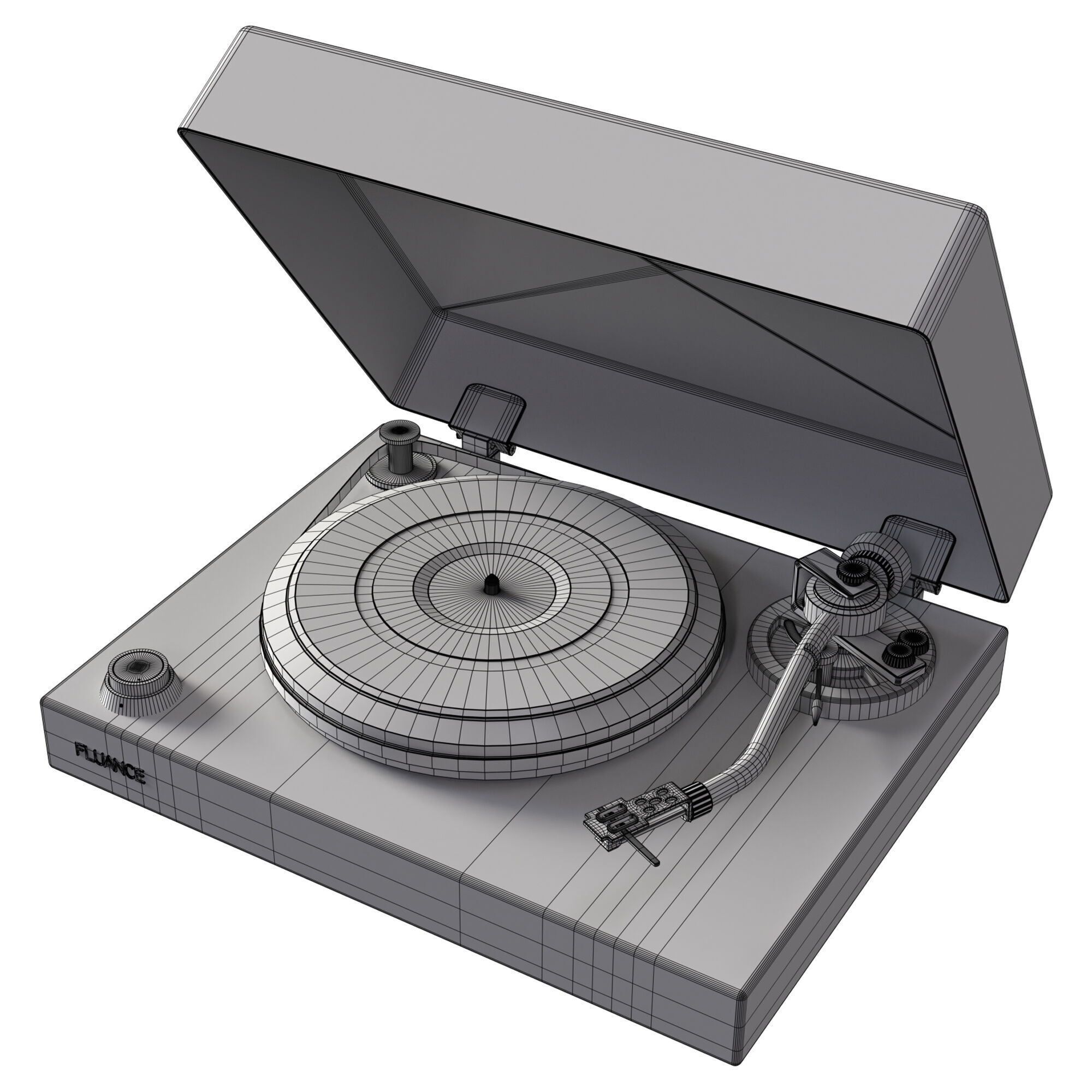 Record Player  3D model_6