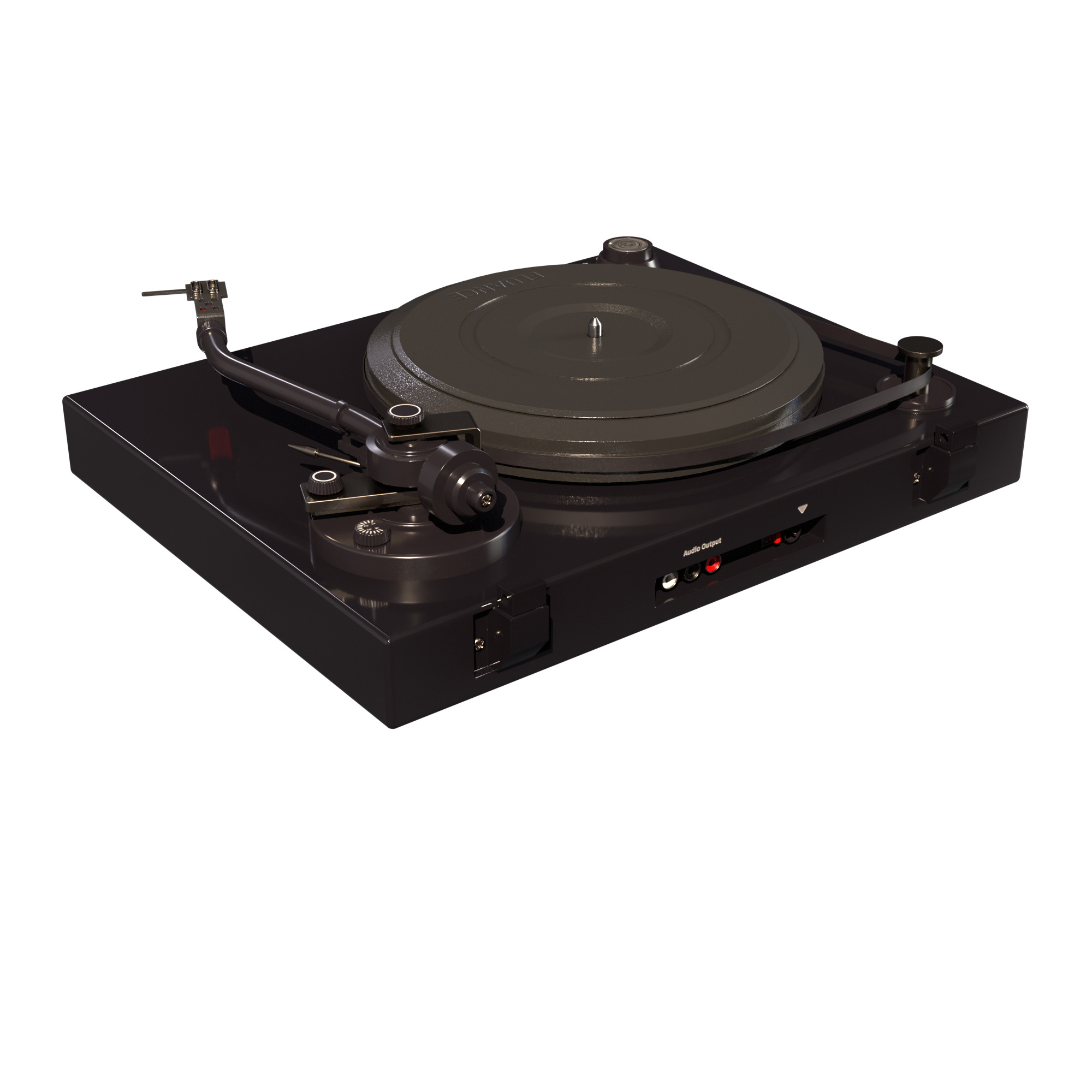 Record Player  3D model_8