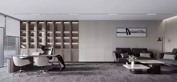  Office interior scene 58