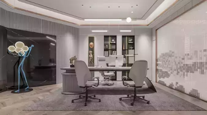  Office interior scene 59