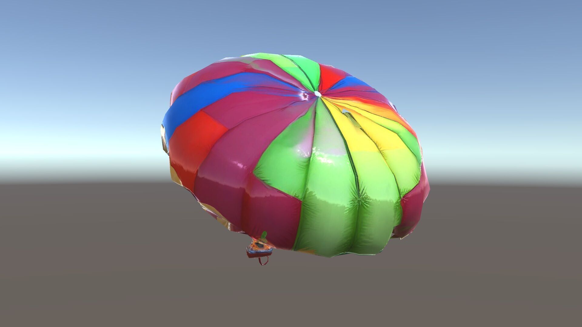 Colorful Parachute D Model Pack Low-poly 3D model_35