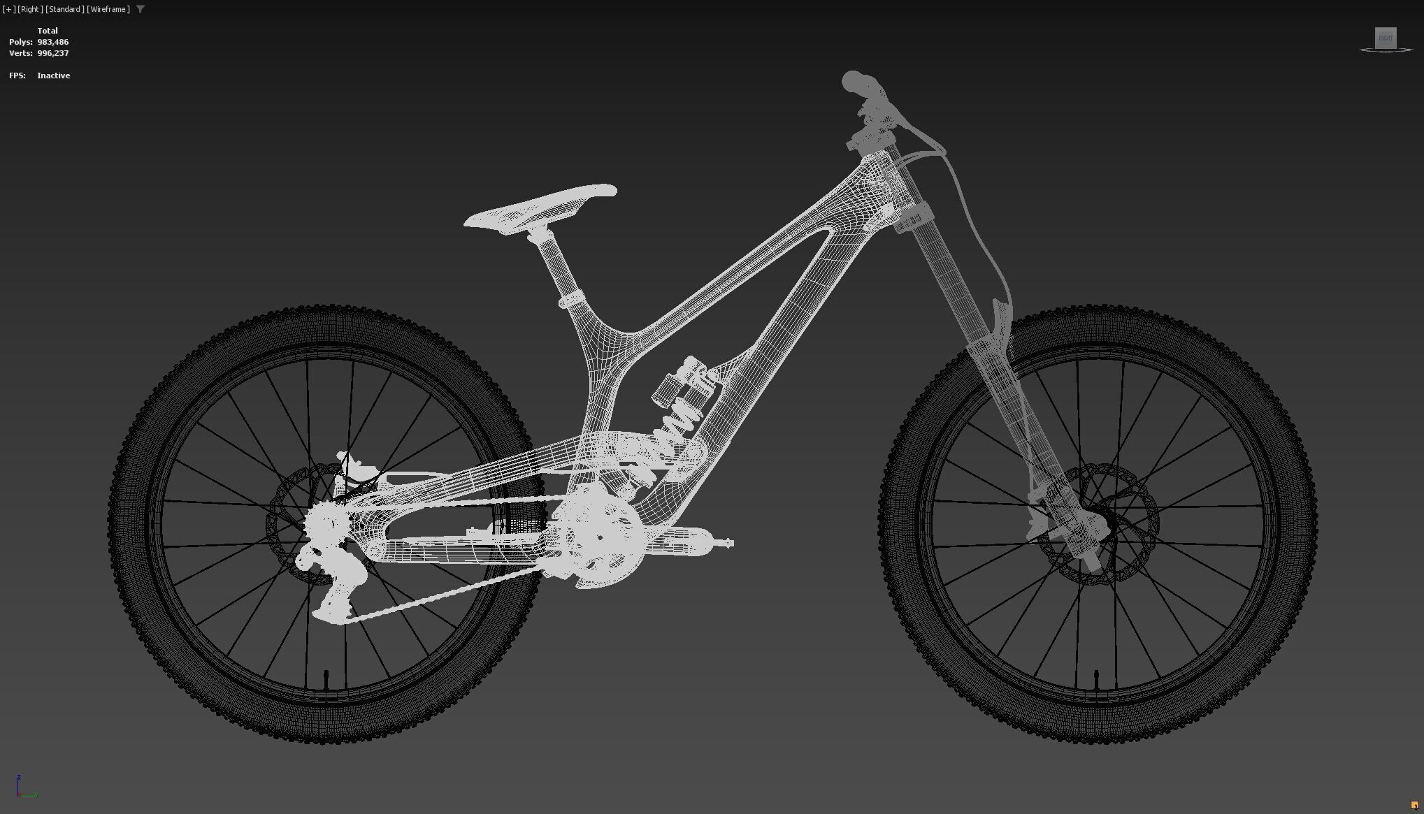 YT Industries TUES Low-poly 3D model_9