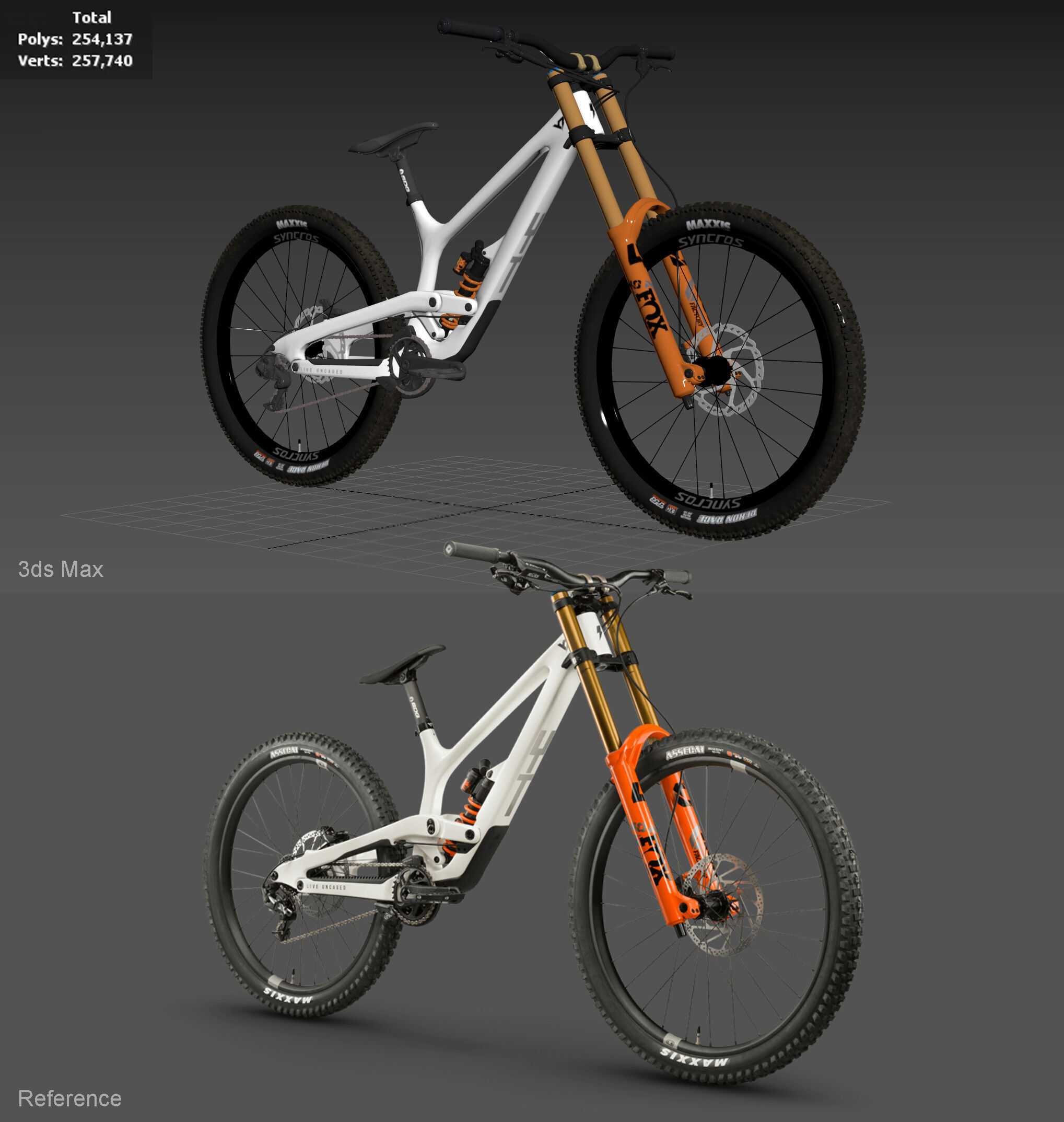 YT Industries TUES Low-poly 3D model_4