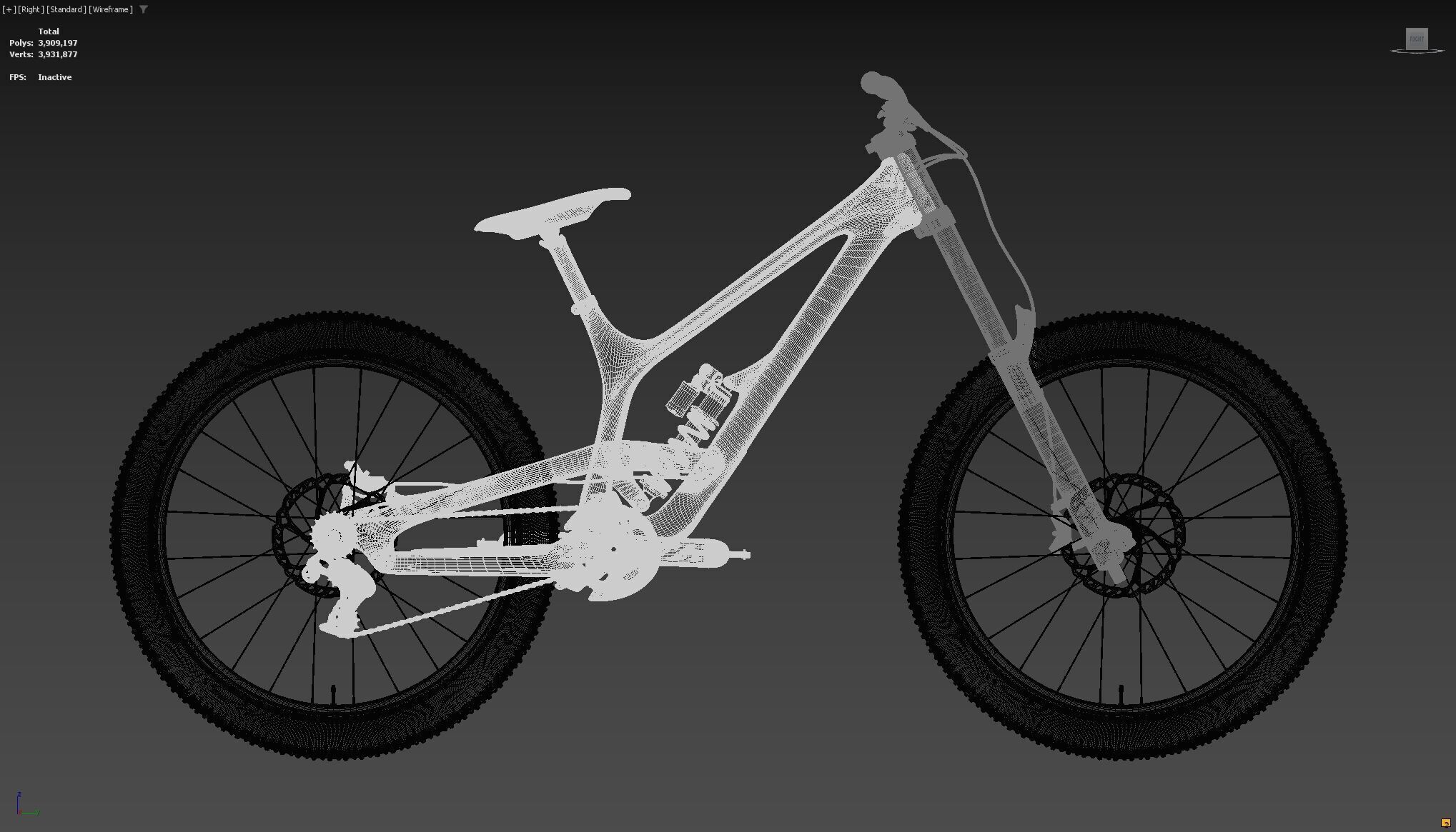 YT Industries TUES Low-poly 3D model_10