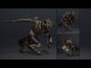 Night Swordman Low-poly 3D model_5