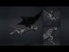 Night Swordman Low-poly 3D model_9