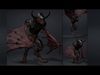 Night Swordman Low-poly 3D model_10