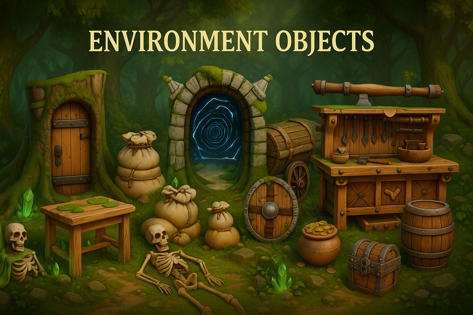 Natures Bounty Mega Pack Low-poly 3D model_5