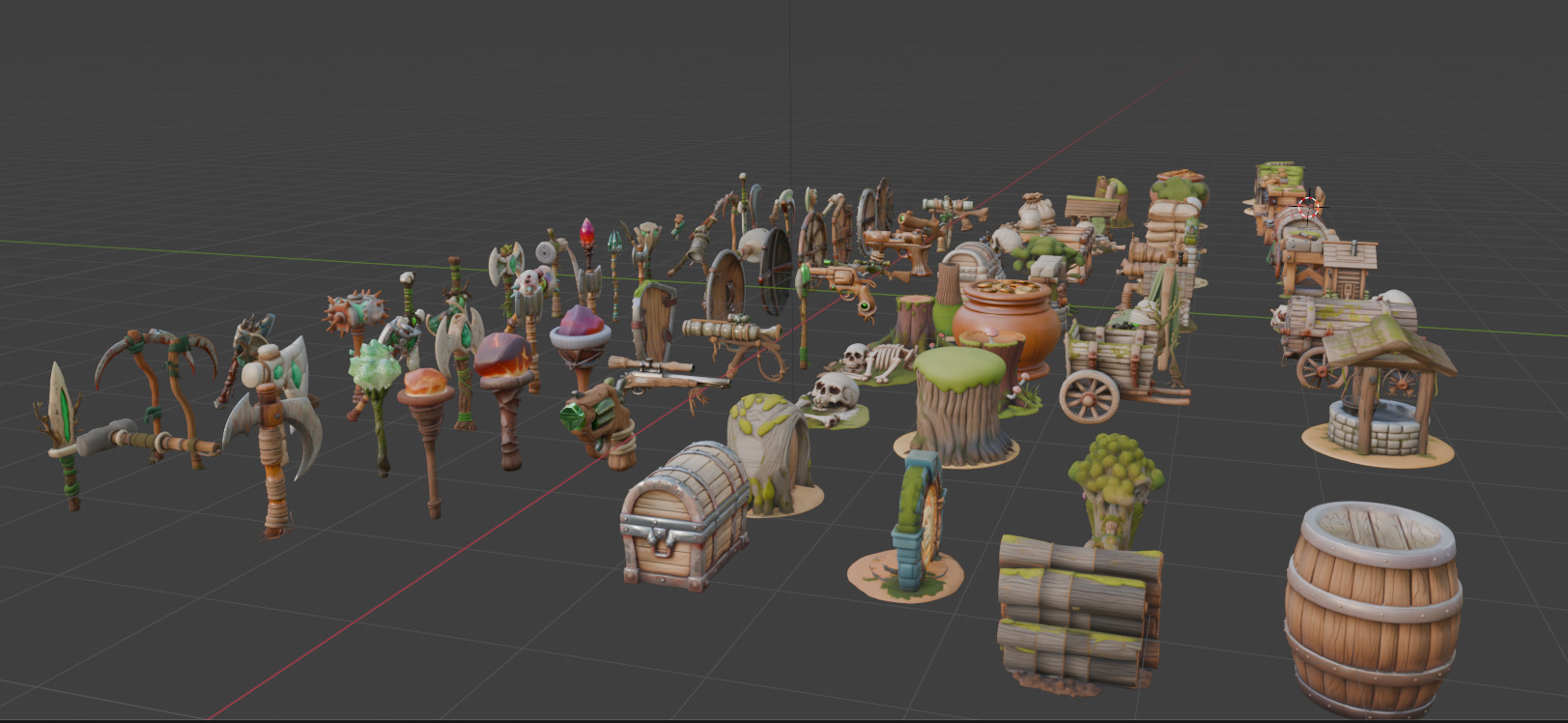 Natures Bounty Mega Pack Low-poly 3D model_8