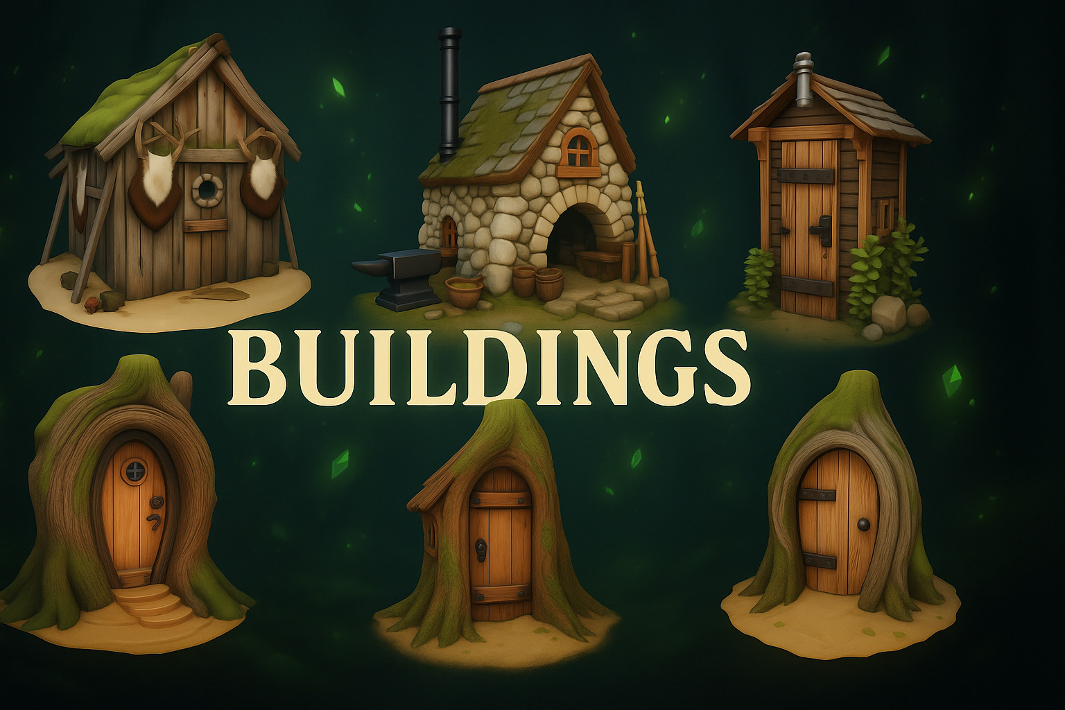 Natures Bounty Mega Pack Low-poly 3D model_2