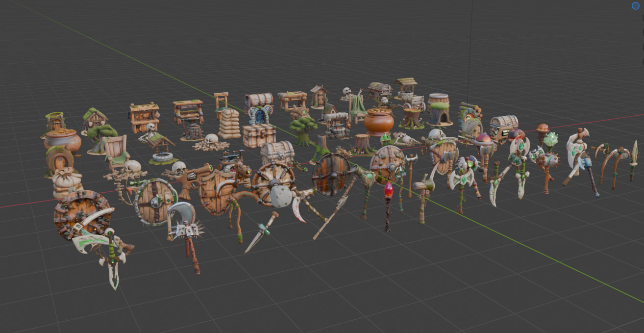 Natures Bounty Mega Pack Low-poly 3D model_6