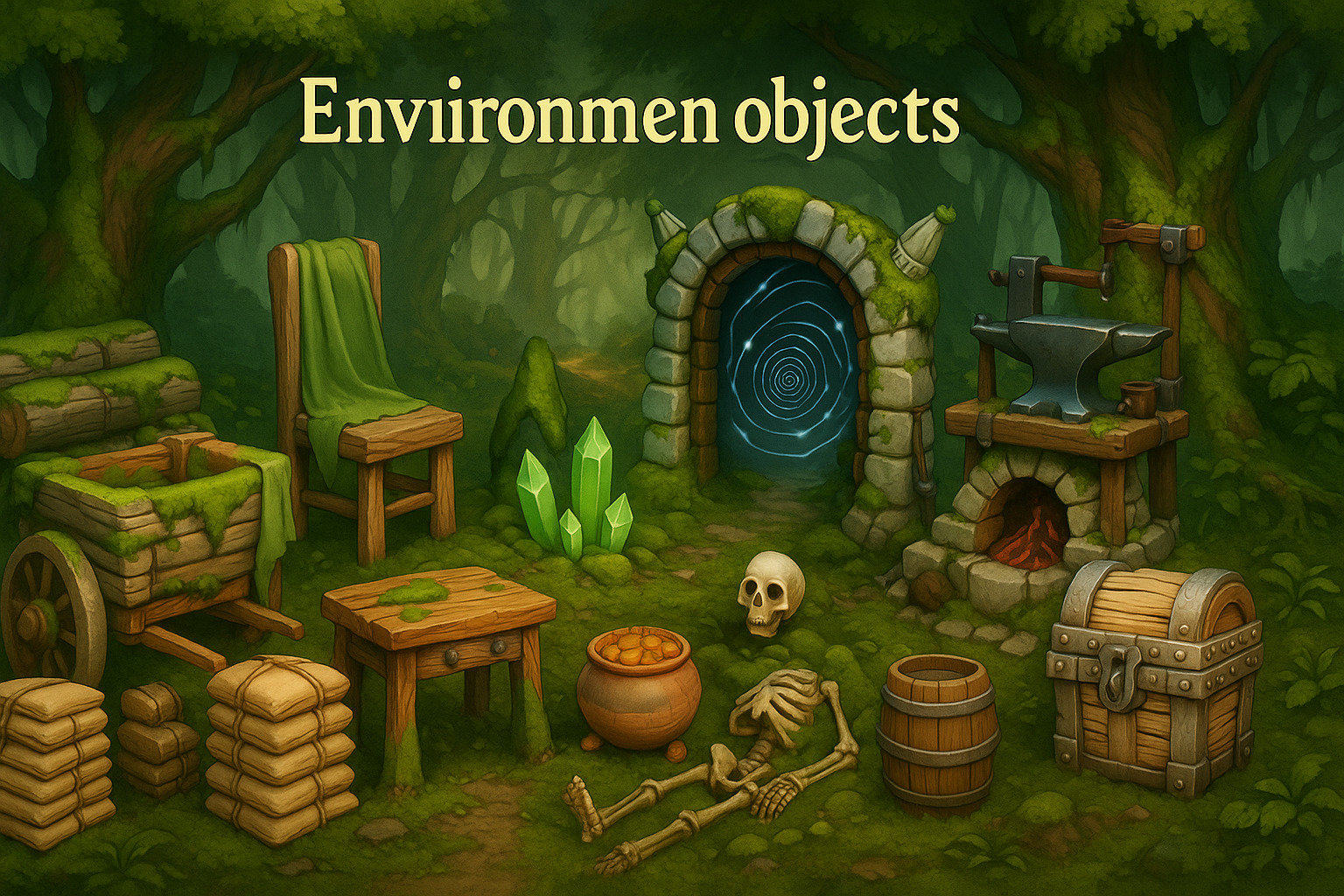 Natures Bounty Mega Pack Low-poly 3D model_4