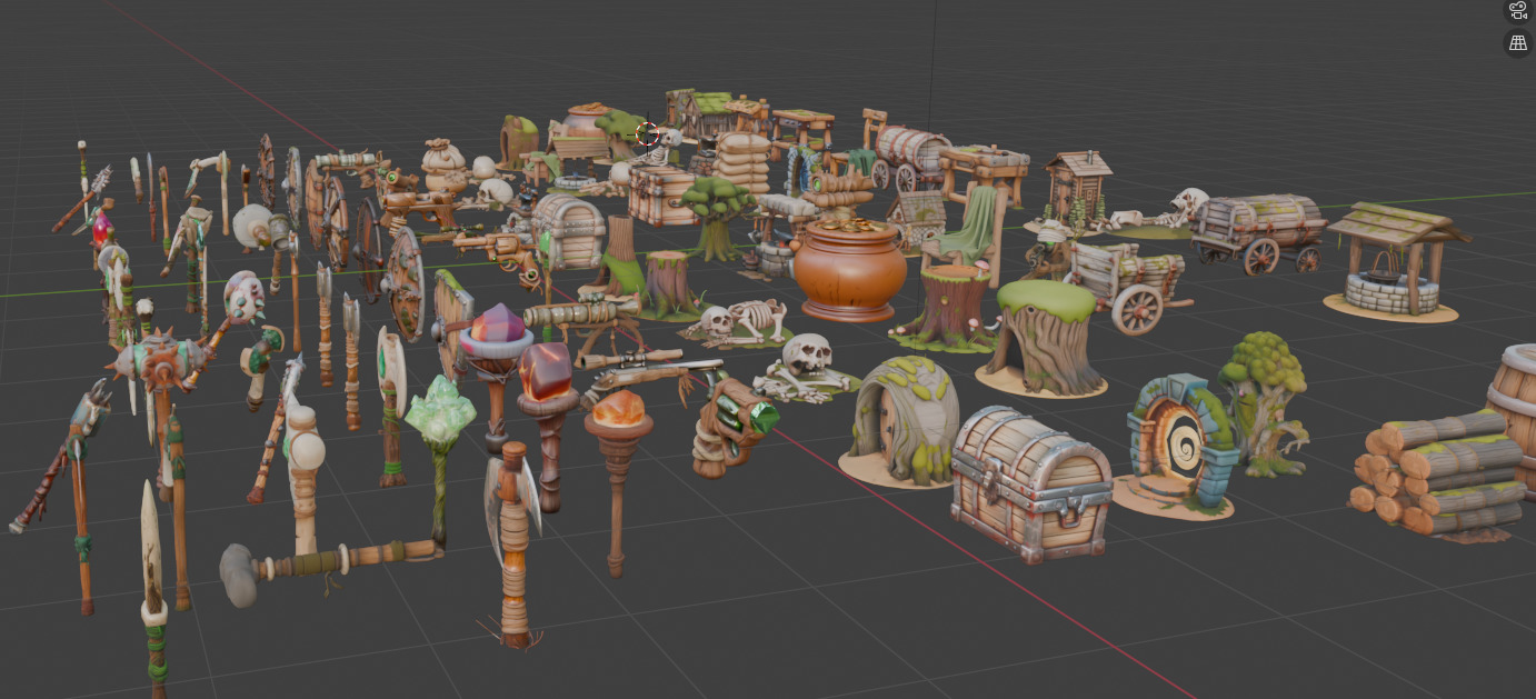 Natures Bounty Mega Pack Low-poly 3D model_7