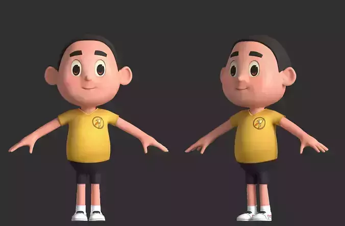 cartoon boy child