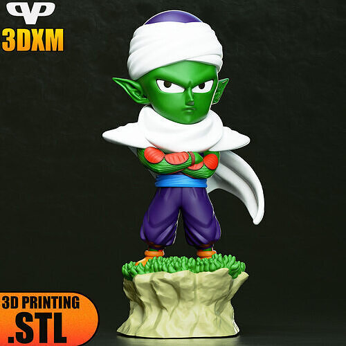 Piccolo Chibi STL for 3D Printing 3DXM ChibiSTL 3D print model