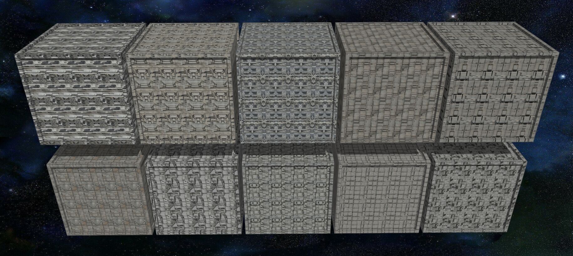 20 Seamless Sci-fi Panels - Rugged 3 Texture_1